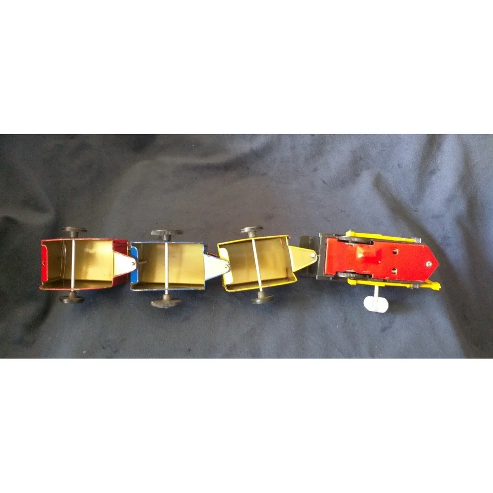 Vintage 1983 Shackman Tin Wind-Up Toys  Set of 6